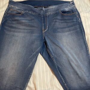 Women’s Hannah Relaxed Fit Denim Crop Jeans Size 3X